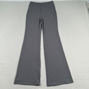 NWT Halara Pants‎ Sz Small Flex Sculpt Knit High Waisted Slight Flare Work Gray